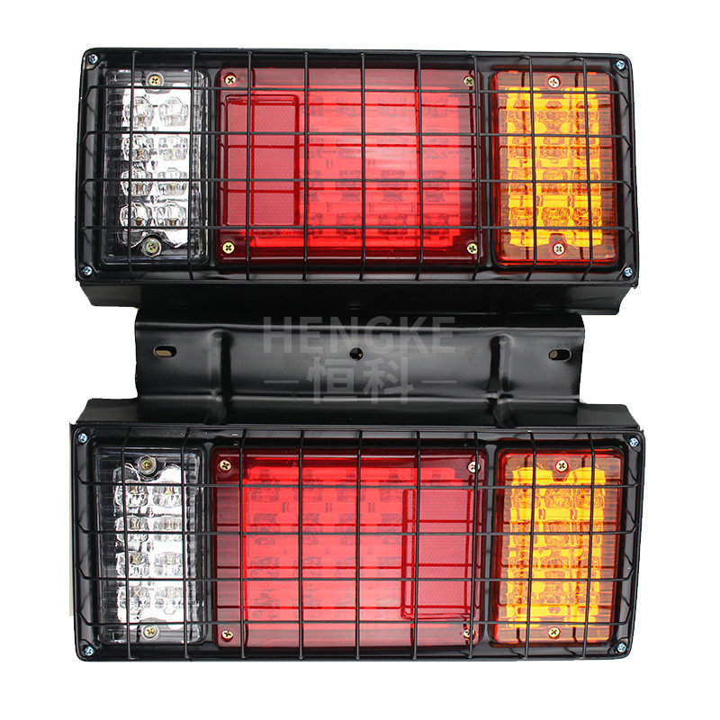 LED尾燈 五十鈴/40LED鐵架剎車燈 網(wǎng)罩貨車后尾燈塑料轉(zhuǎn)向燈WD-08