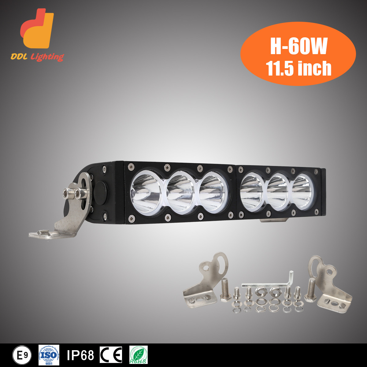 單排長條燈 10W大功率 汽車LED射燈 吉普越野車頂燈 探照燈