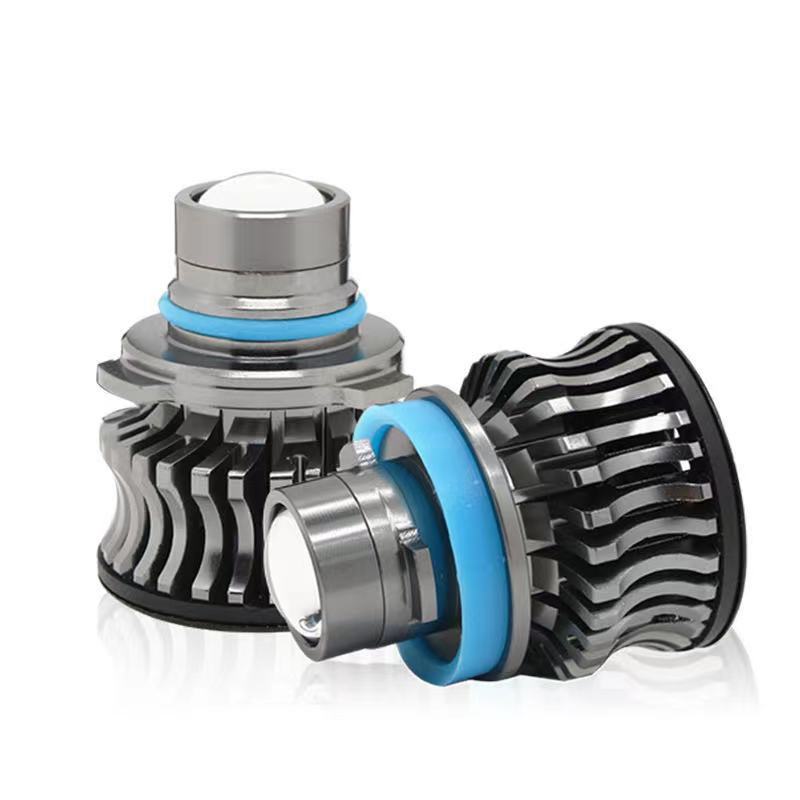 【跨境供應(yīng)】激光霧燈汽車LED大燈 黃金光射燈激光炮超亮聚光改裝