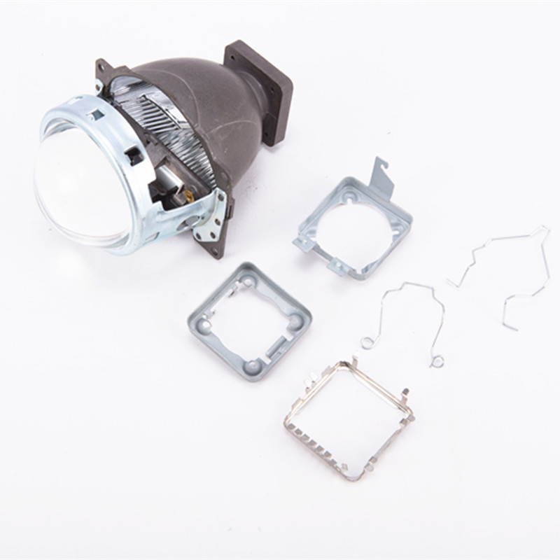 跨境專供Q5+1雙光透鏡高清變光流暢汽車HID燈泡改裝透鏡廠家批發(fā)