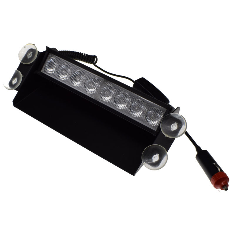 汽車8LED 前擋玻璃吸盤燈 汽車超亮爆閃燈 開道燈 超亮 警示燈