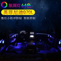 適用于英菲尼迪Q70L氛圍燈汽車內(nèi)飾木紋蓋板氣氛燈64色改裝燈裝飾