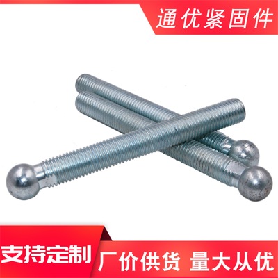 熱鍍鋅球頭螺栓 國標(biāo)熱浸鋅橋梁用加工方頸螺絲現(xiàn)貨銷售