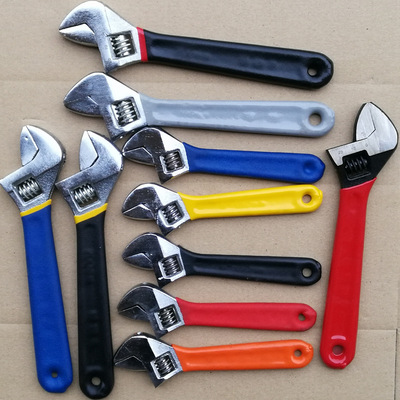 廠家直銷 6-24寸 活口扳手 活絡(luò)扳手 套柄活動(dòng)扳手五金工具可定牌