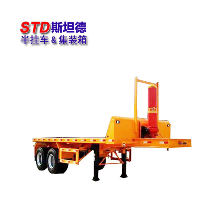 自卸式平板半掛車 1