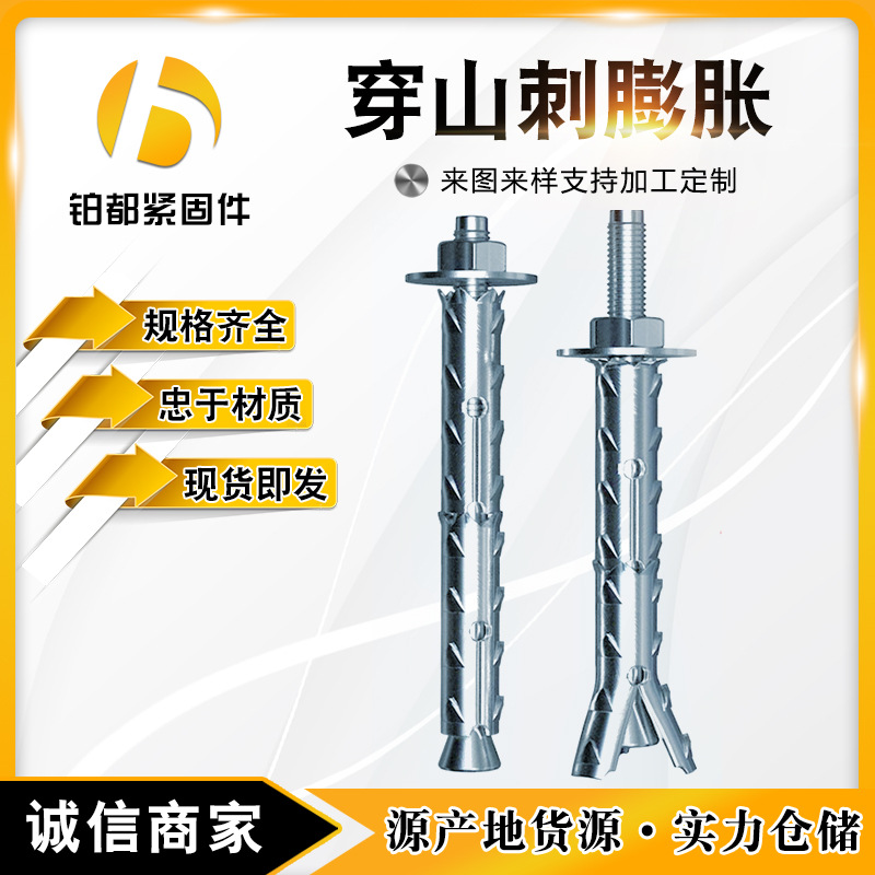 供應(yīng) 穿墻刺膨脹螺栓 熱水器鉤砌塊錨栓 V型穿墻刺自鎖魚(yú)鱗拉爆