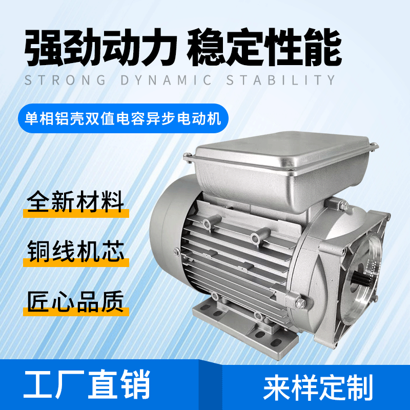單相220V液壓單元動力電動機貨梯升降機傳菜機折彎機舉升機油壓機