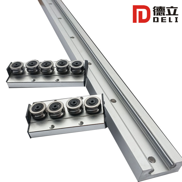 雙軸心 光軸鋁合金滾輪滑塊 高速靜音 內(nèi)置雙軸芯 直線導(dǎo)軌SGR15