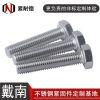 GB30不銹鋼外六角螺絲 201不銹鋼外六角支架螺栓M22M24M27