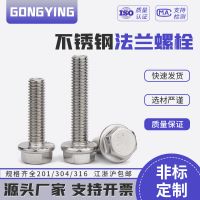201/304/316不銹鋼法蘭面螺絲 不銹鋼法蘭螺絲 GB5787/5789
