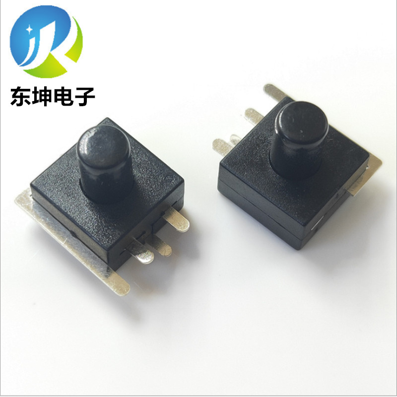 東坤現(xiàn)貨開關(guān)手電筒按鈕開關(guān)12*12邊三腳復(fù)位按鍵開關(guān)一開一關(guān)