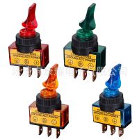 LED帶燈12V 鈕子開關(guān) ASW-14D 短柄 汽車改裝 搖頭搖臂開關(guān)