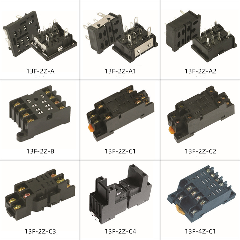 華博科技 小型繼電器底座插座13F-4Z-C1創(chuàng)導(dǎo) 用于自動(dòng)化控制電路