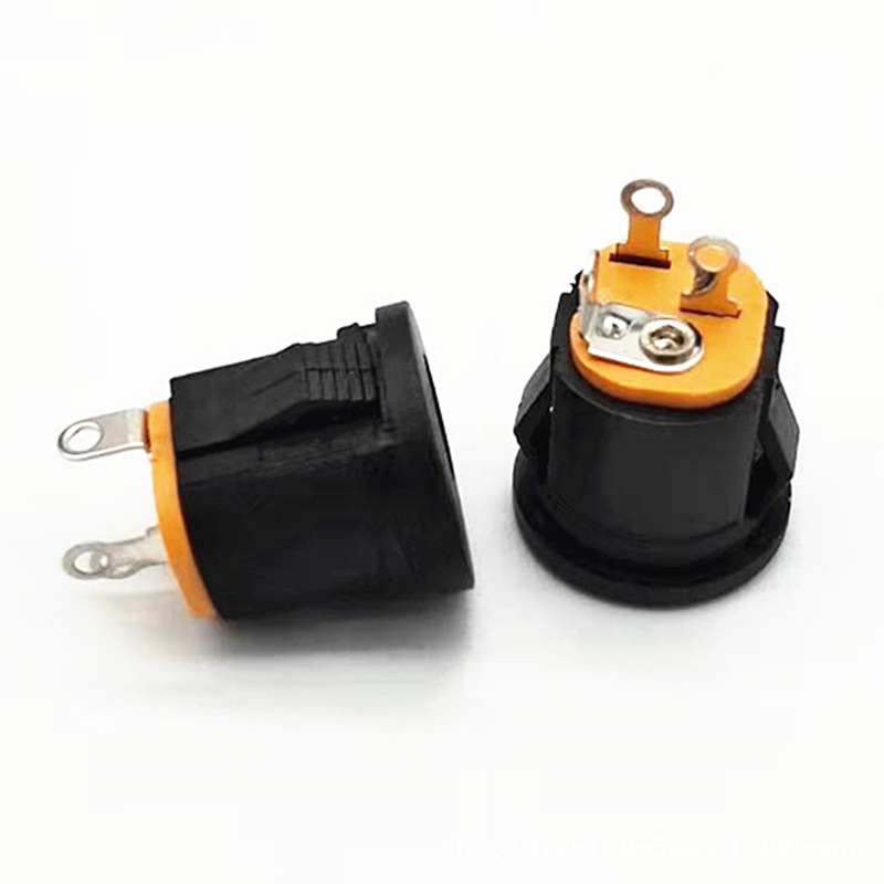 批發(fā) DC-022母座插座圓形帶 dc電源插座DC022 5.5*21 5.5*2.5