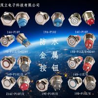 復(fù)位自鎖開關(guān)16mm 19mm平頭高頭LED按鍵開關(guān)啟動(dòng)開關(guān)防水金屬按鈕