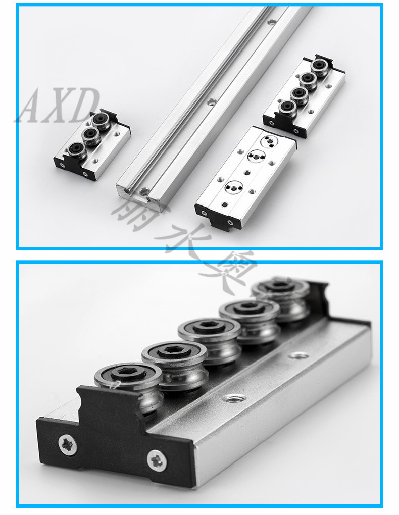 內(nèi)置雙軸心直線導軌SGR導軌 滑塊光伏組件設(shè)備太陽能設(shè)備配件
