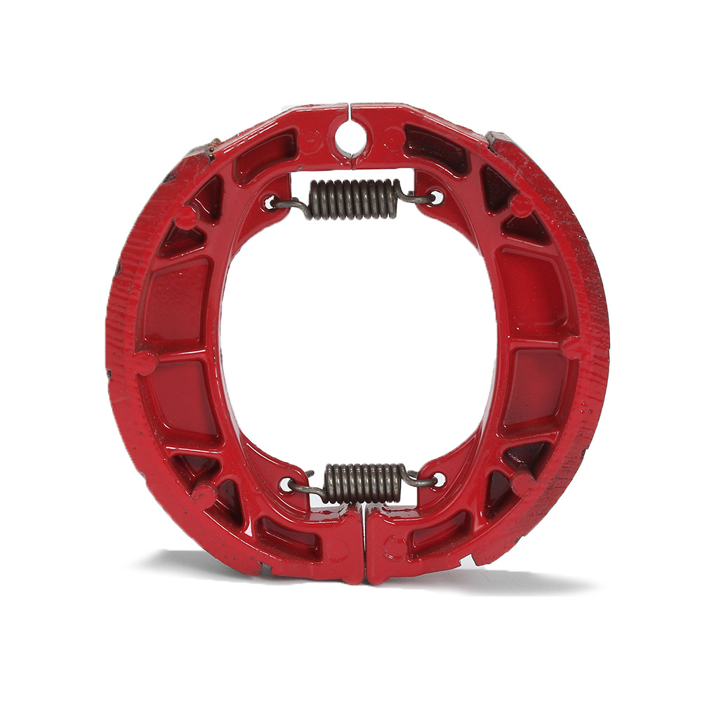 GY6 CG125 剎車蹄塊 摩托 電動(dòng)車前后剎車片 110內(nèi)徑鼓剎剎車片