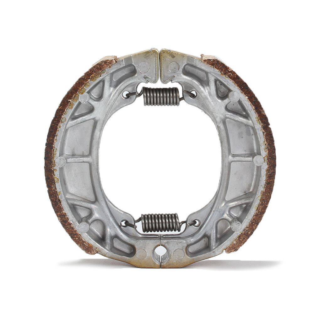 汽配電動(dòng)車前鼓剎塊剎皮摩托車踏板車CG125閘皮110剎車片蹄塊