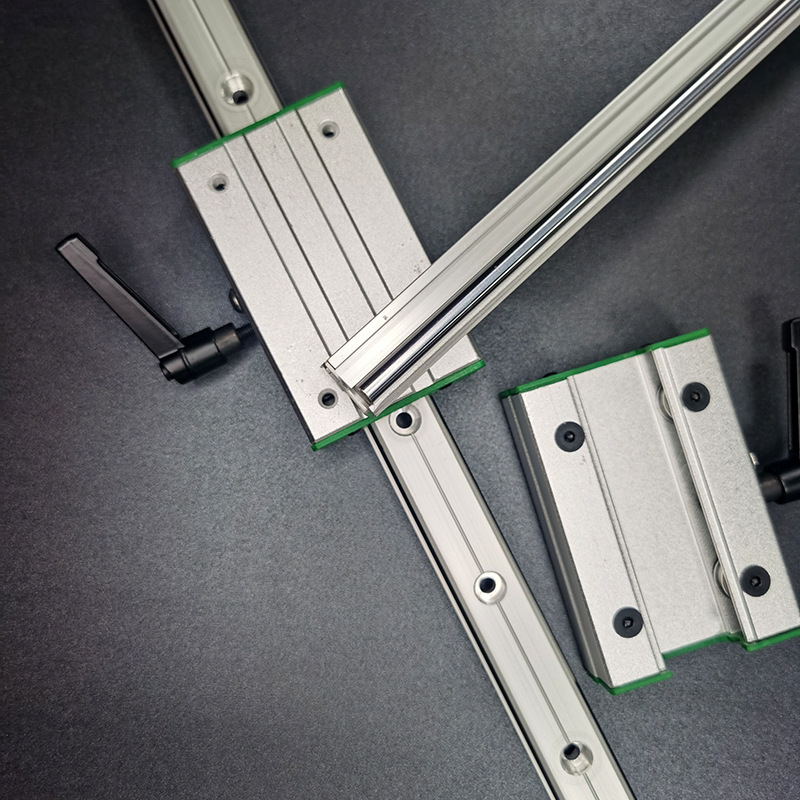定制加工LGD外置雙軸心重型直線導軌滑臺方軌道LGB滑塊鋁型材滑軌