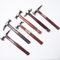 胡桃木柄鈑金檢測錘鈑金凹陷修復(fù)工具尖彎扁方圓形錘子汽修汽保