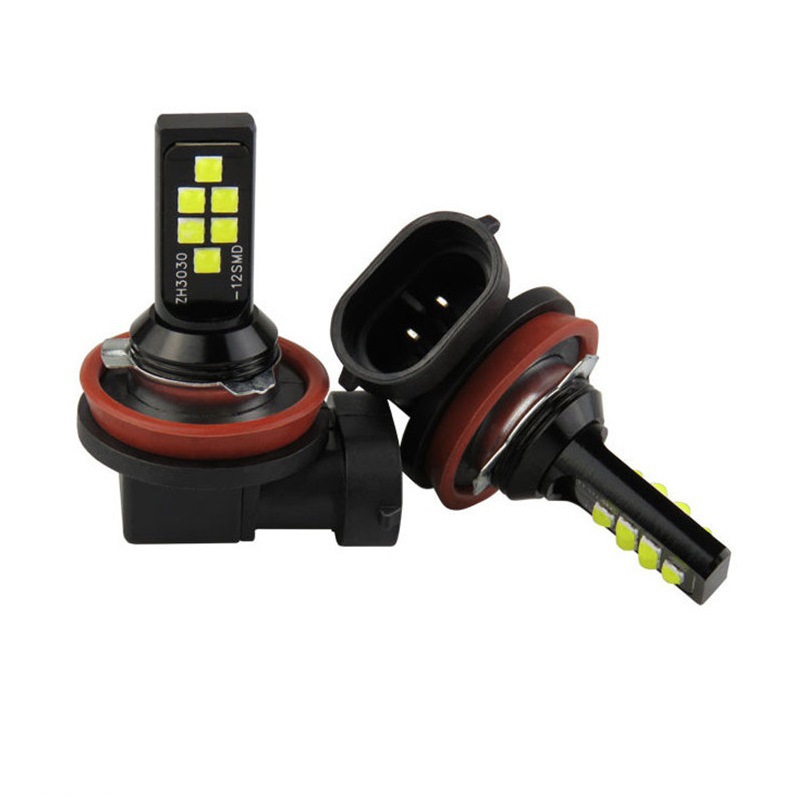 汽車LED改裝霧燈3030 12燈 H11 9005 9006 H1H4H7剎車燈轉(zhuǎn)向燈