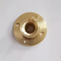 T10螺母/銅材料，可做POM材質(zhì)，有導(dǎo)程2/4/6/8/12/20