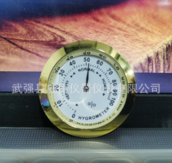 鑲嵌式迷你濕度計指針濕度計樂器箱包濕度計雪茄盒茶葉盒用濕度計