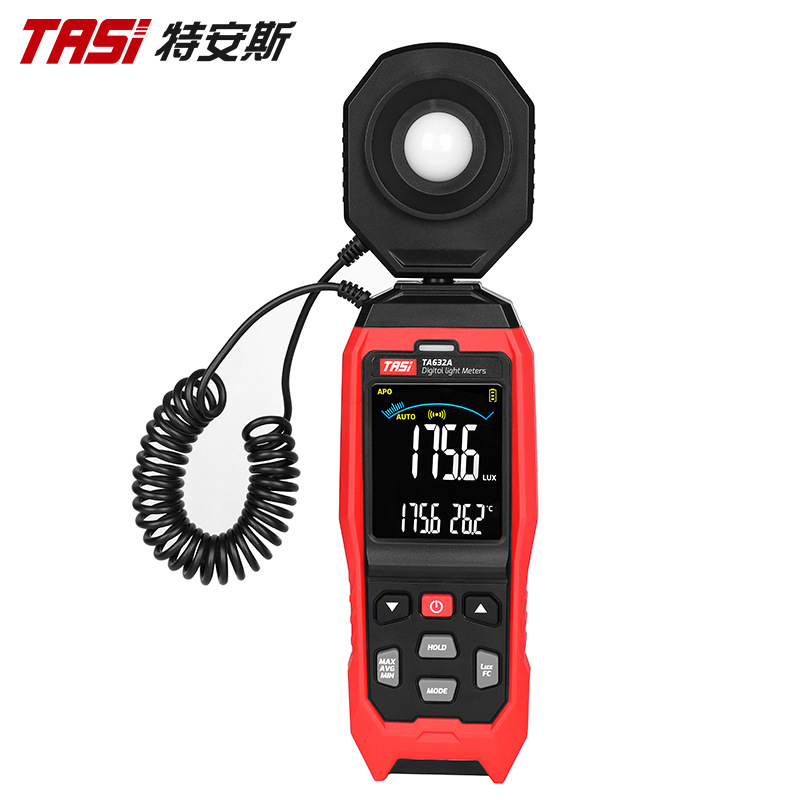 特安斯照度計(jì)TA632A光照度計(jì)測(cè)光儀流明測(cè)試儀亮度計(jì)光度計(jì)照度儀