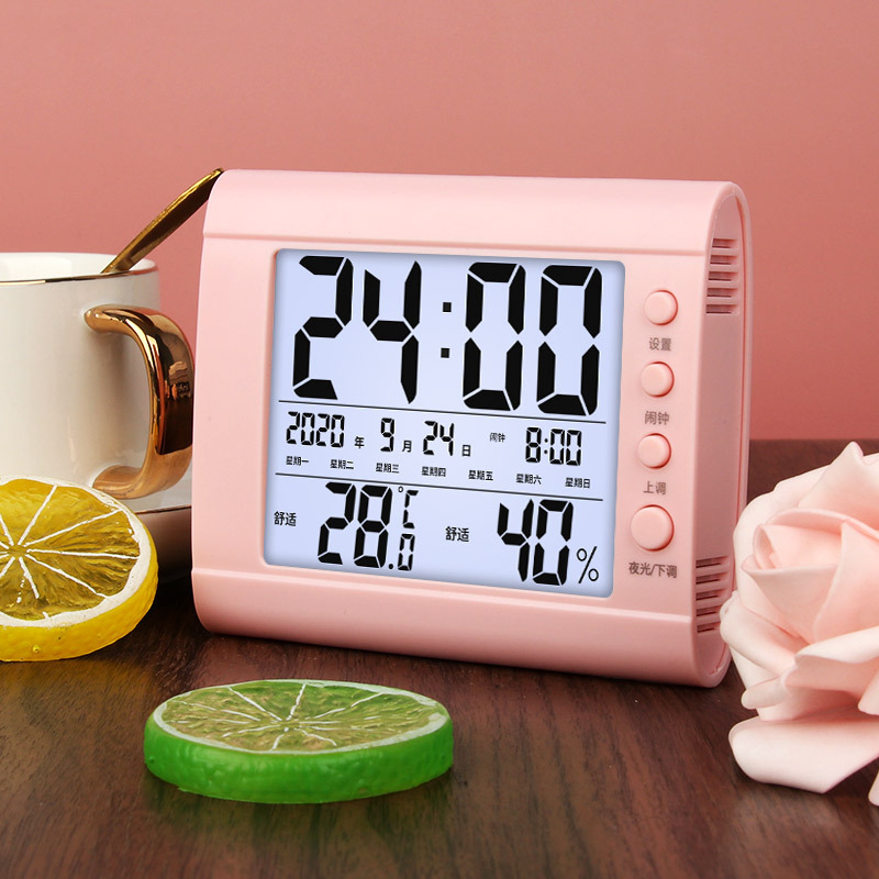 溫度計(jì)室內(nèi)家用電子數(shù)顯壁掛式嬰兒房干溫濕度計(jì)大數(shù)字大屏溫度表