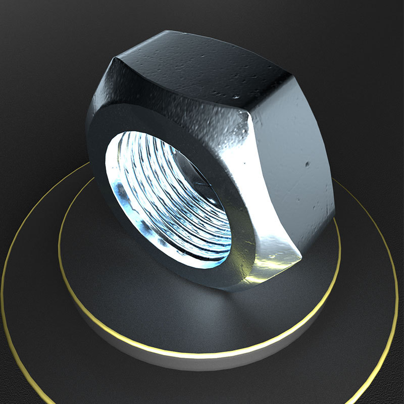 佰菲特螺母 標(biāo)準(zhǔn)六角螺母 DIN934螺帽 鍍鋅螺母M8-M36