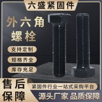 高強(qiáng)度外六角螺絲 工廠直供 8.8 10.9 12.9級螺栓 35crmo材質(zhì)