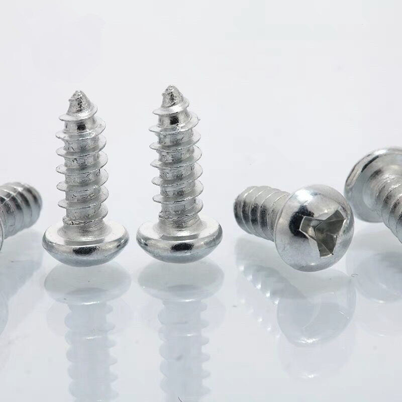 Y字頭螺絲 鐵鍍鋅圓頭Y字自攻釘 防盜Y字槽尖尾自攻螺絲釘M3M4