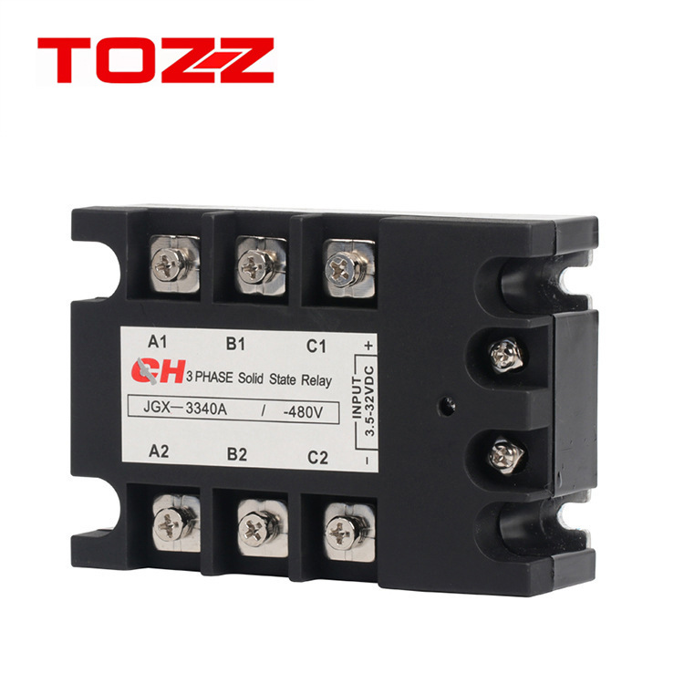 廠家 大功率三相固態(tài)繼電器380V直流控交流正反轉(zhuǎn)80A60A40DA