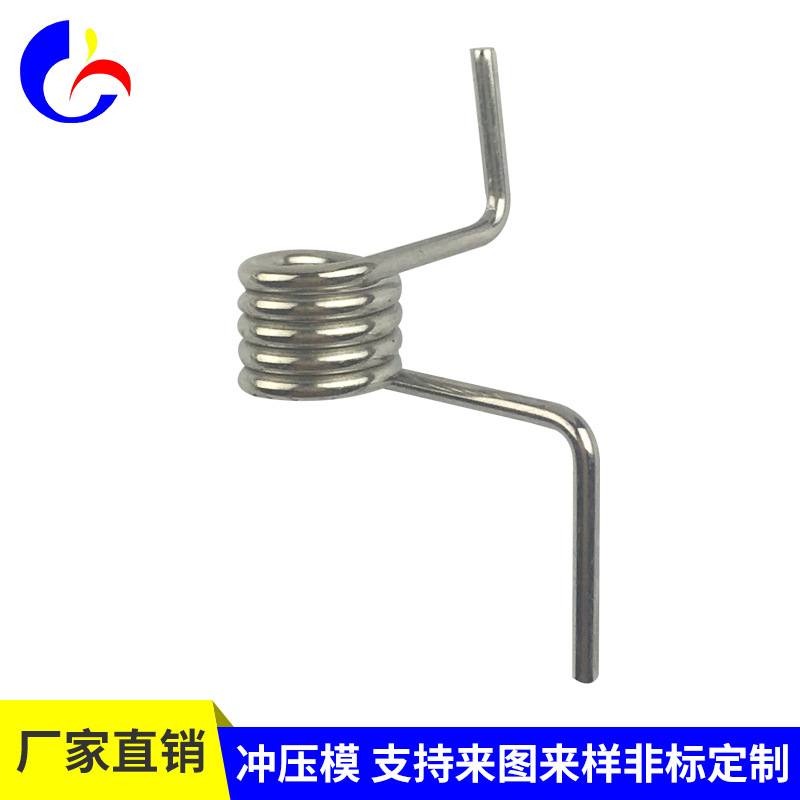 不銹鋼扭轉彈簧 非標扭力彈簧 筒燈彈簧 異形彈簧來圖來樣定 制