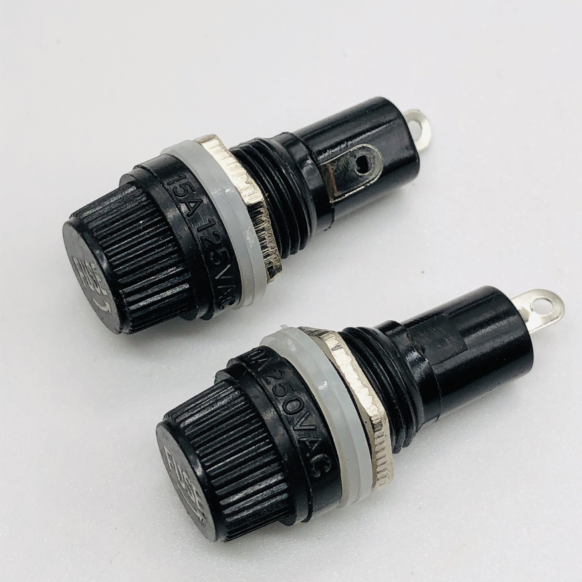 梅花芯銅腳保險絲座保險座保險絲管 5X20 6*30