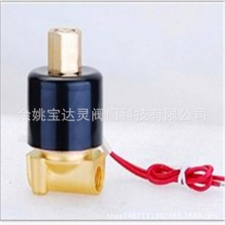 2W-025-08K 全銅 兩通式 直動式常閉型 液/氣用 2分常開電磁閥