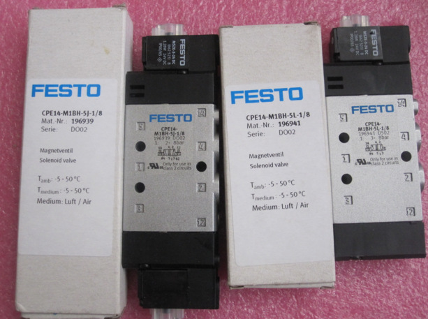 德國正品 FESTO電磁閥 CPE24-M1H-5/3E-3/8 170267 MSFG-24 45 27