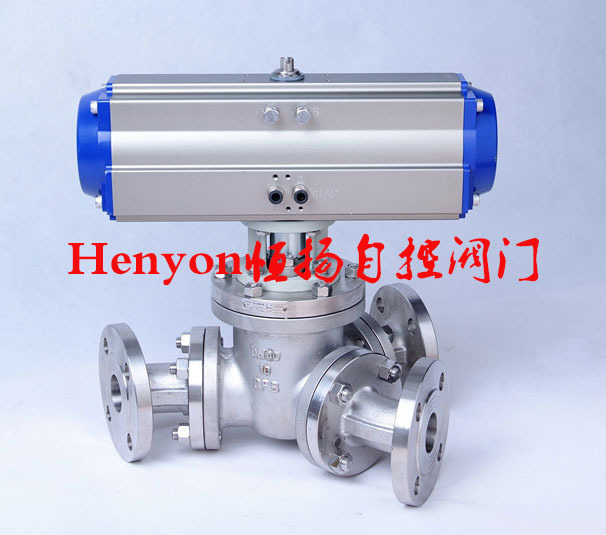 氣動三通球閥 Q642F氣動三通球閥 135度角斜角 Y型三通球閥閥門