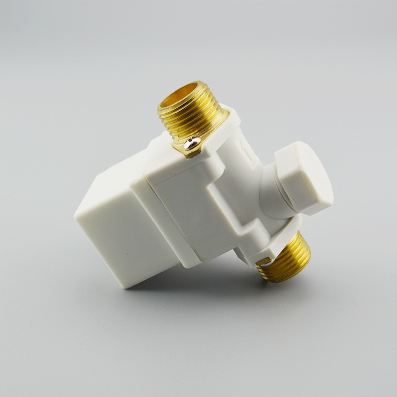 太陽(yáng)能進(jìn)水閥電磁閥有壓常閉4分外牙塑料短口園藝食堂12V24V220V