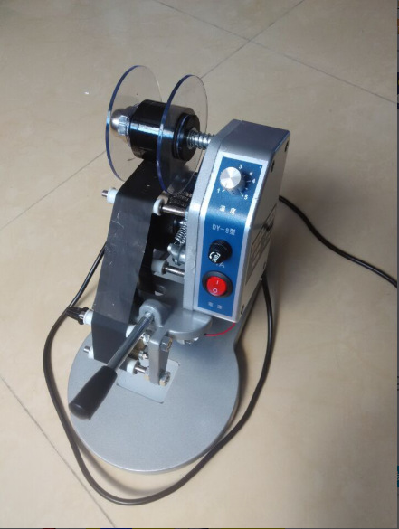 手動(dòng)直熱式色帶打碼機(jī)DK100生產(chǎn)日期數(shù)字銅字碼DY-8色帶打碼機(jī)器