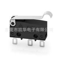 凱華 廠家銷售 微動(dòng)開關(guān) 大電流微動(dòng)開關(guān) 帶折彎壓柄 插件式微動(dòng)