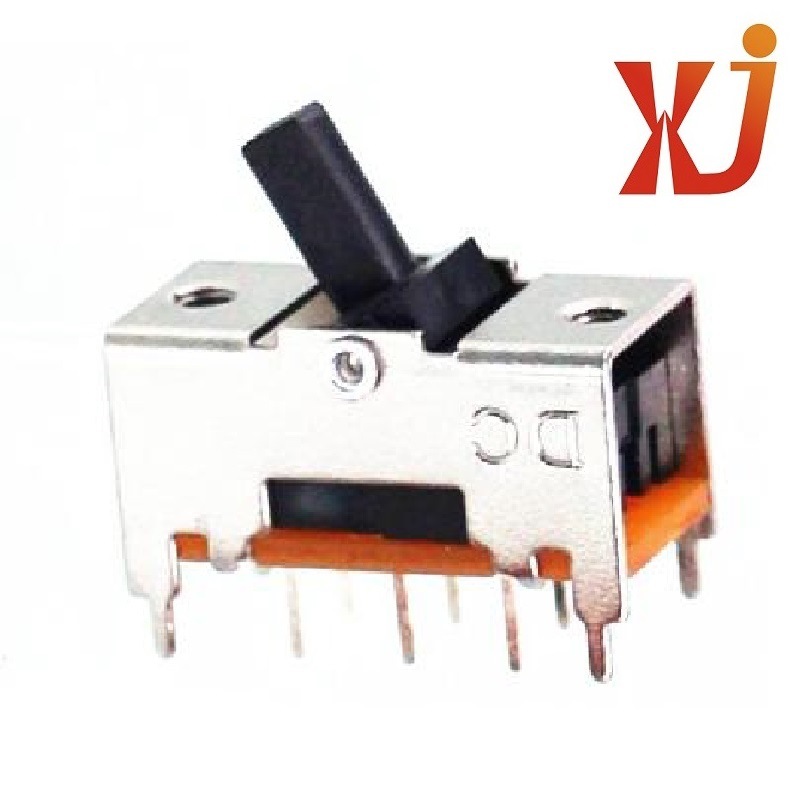 圓柄2檔撥動開關搖擺式 插件二檔撥動開關圓柄 左右搖擺撥動開關