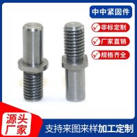 工廠定制不銹鋼腳輪螺絲插桿 碳鋼雙頭螺絲 滾輪腳螺絲 規(guī)格齊全