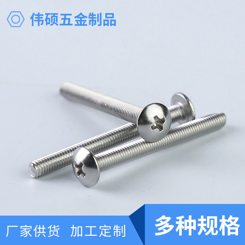 廠家供應不銹鋼十字平頭螺絲 十字倒邊螺絲釘歡迎進店咨詢批發(fā)價