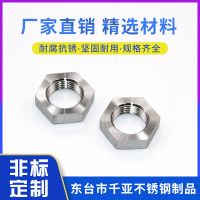 304不銹鋼扁螺帽六角薄螺母不銹鋼螺母M3/4/5/6/8/10/12/14/16-20