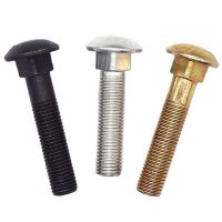 馬車螺栓 鍍鋅高強度馬車螺絲 半圓頭貨方頸螺栓橋架螺絲