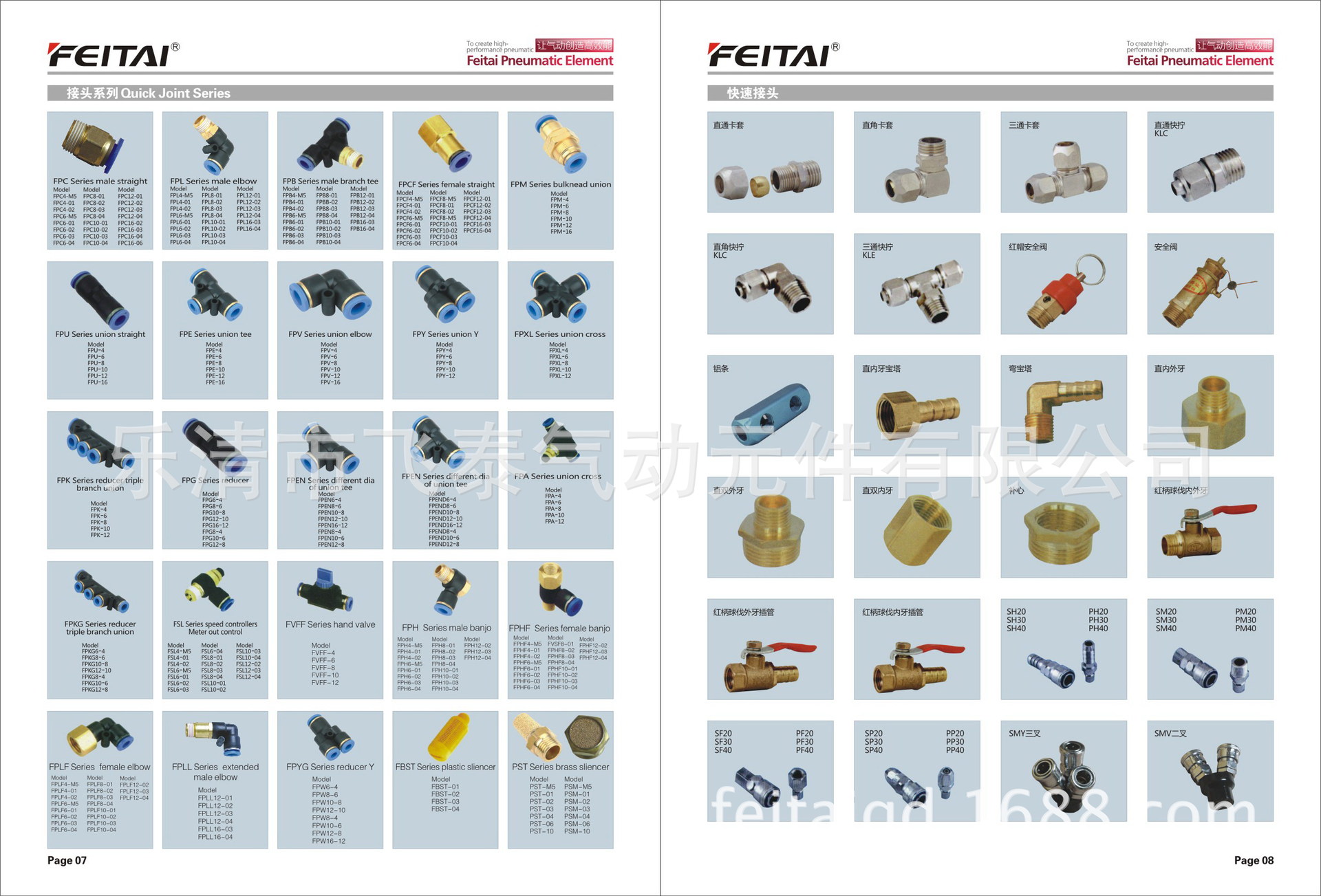 飛泰氣動-接頭，快擰，快速接頭