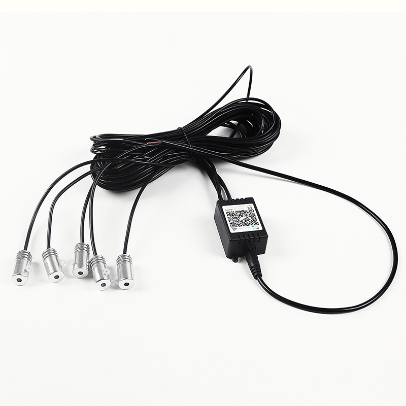 汽車led氛圍燈七彩冷光線 手機APP控制 光纖氣氛燈室內(nèi)裝飾燈條