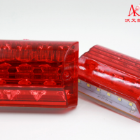 卡車貨車邊燈12-24Vled側(cè)邊警示信號燈 掛車拖車防水照地轉(zhuǎn)向邊燈