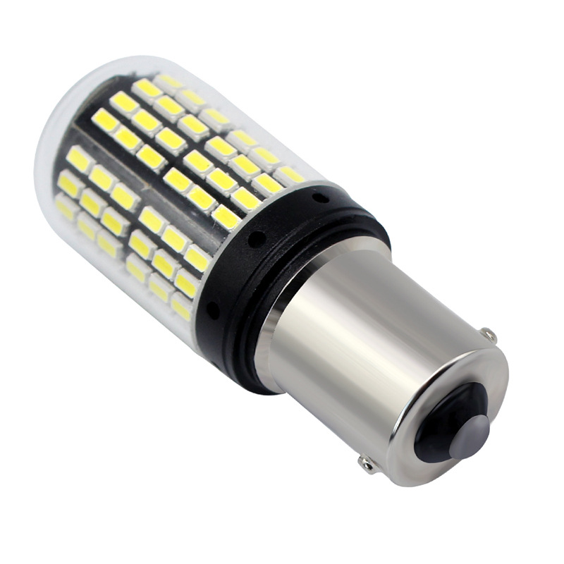 工廠直銷汽車LED轉(zhuǎn)向燈1156T20防頻閃解碼12-24V信號燈144SMD3014
